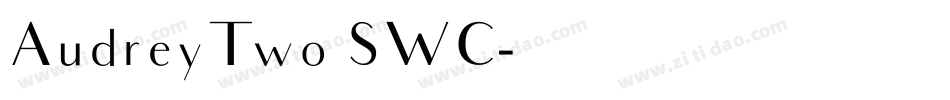 AudreyTwo SWC字体转换